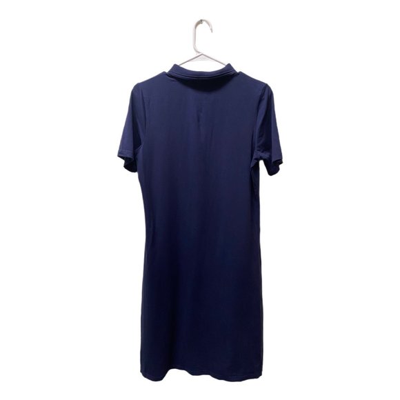 Denim & Co Navy Blue Polo Dress, XS, Pre-owned - Picture 4 of 6